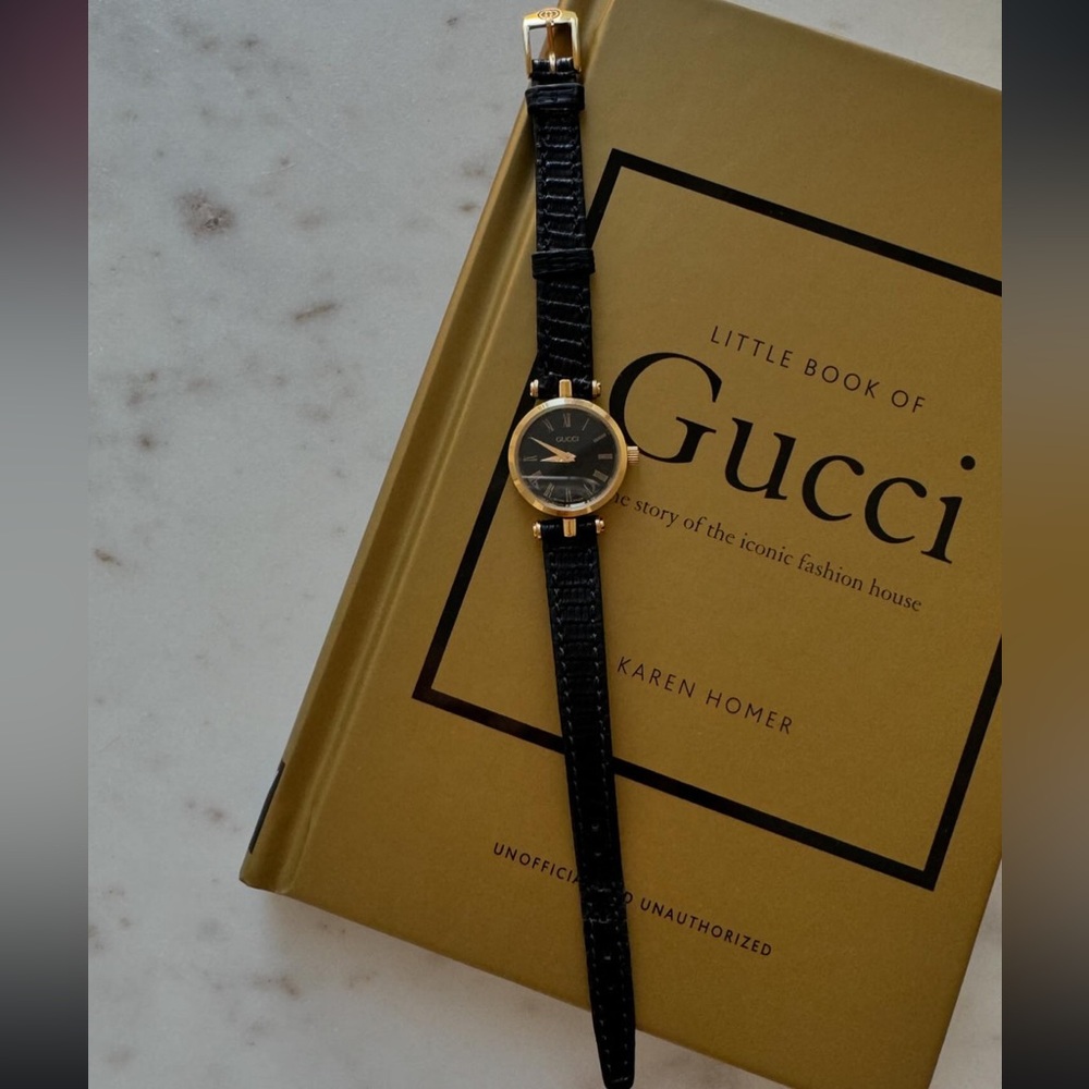 GUCCI 2000L Black Dial Watch